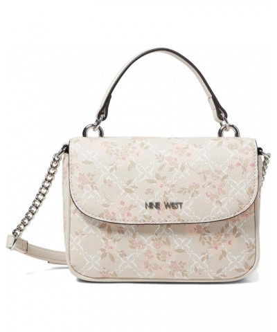 Issy Mini Top Handle Flap, Milk Logo Floral $15.17 Crossbody Bags