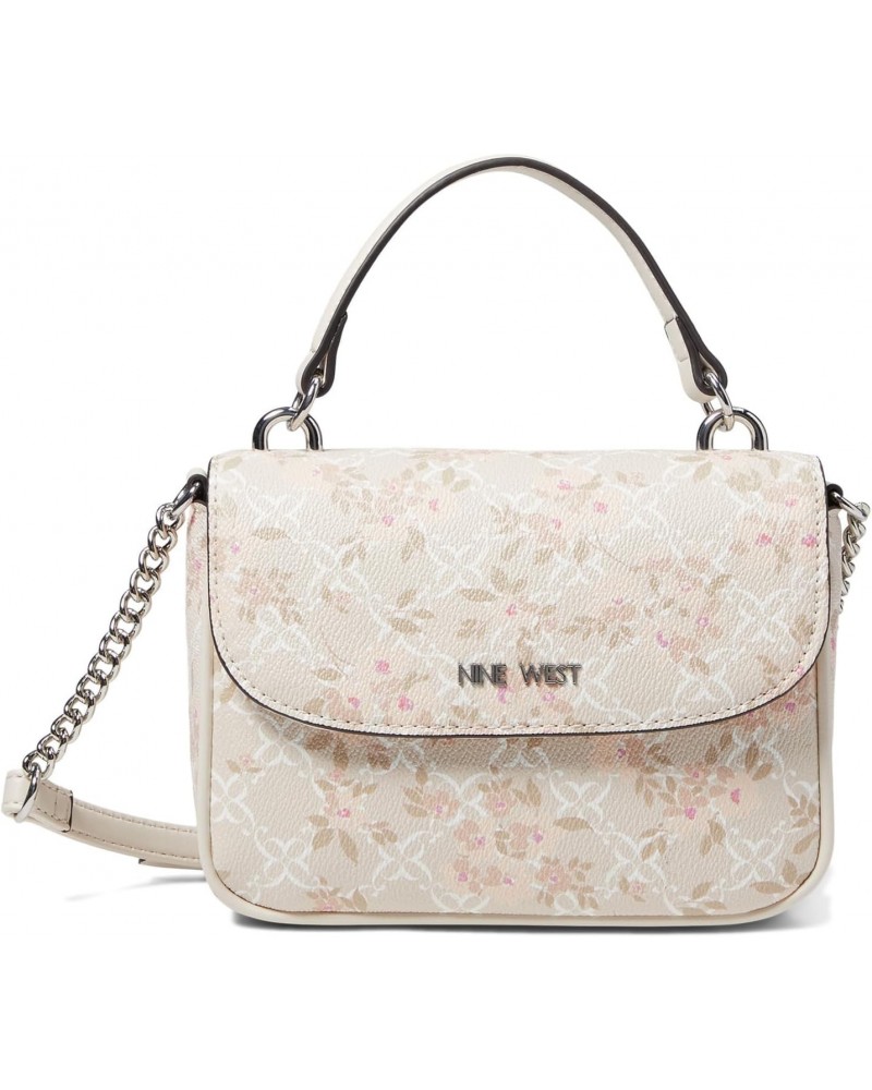 Issy Mini Top Handle Flap, Milk Logo Floral $15.17 Crossbody Bags