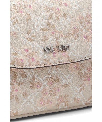 Issy Mini Top Handle Flap, Milk Logo Floral $15.17 Crossbody Bags