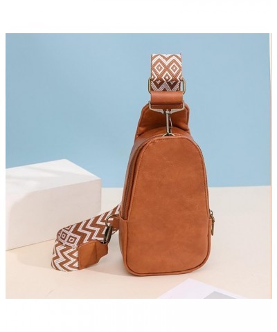 Leather Shoulder Bag Women Small Fashion Fresh And Sweet Boho Shoulder Bag Men Shoulder Bags Brown $14.39 Shoulder Bags