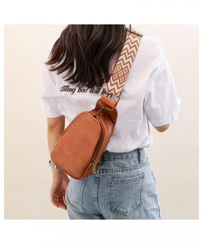 Leather Shoulder Bag Women Small Fashion Fresh And Sweet Boho Shoulder Bag Men Shoulder Bags Brown $14.39 Shoulder Bags