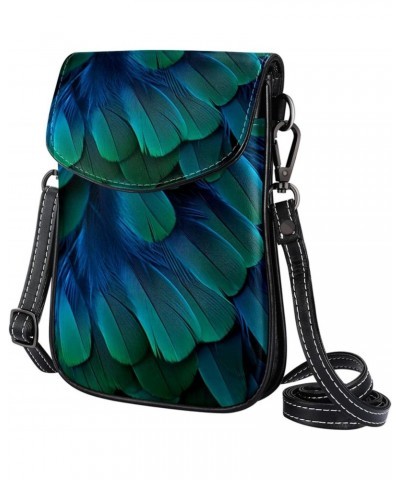 Crossbody Bags for Women,Crossbody Bag Men,Small Sling Bag,Animal Eagle Feather Texture,Crossbody Purse $13.57 Crossbody Bags