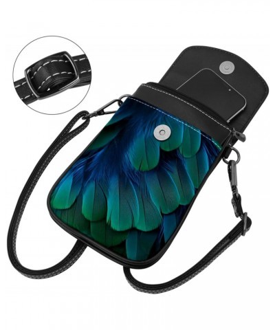 Crossbody Bags for Women,Crossbody Bag Men,Small Sling Bag,Animal Eagle Feather Texture,Crossbody Purse $13.57 Crossbody Bags