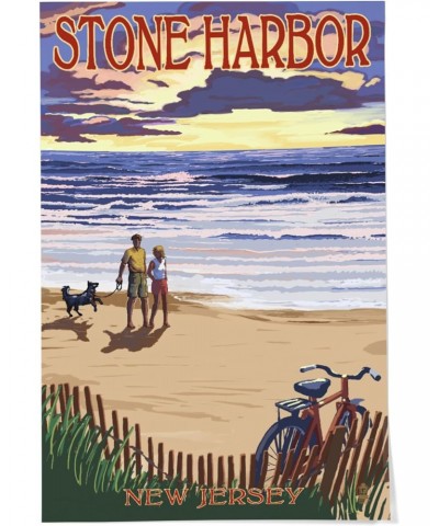 24x36 Inch Giclee Print, Stone Harbor, New Jersey, Beach and Sunset $25.99 Totes