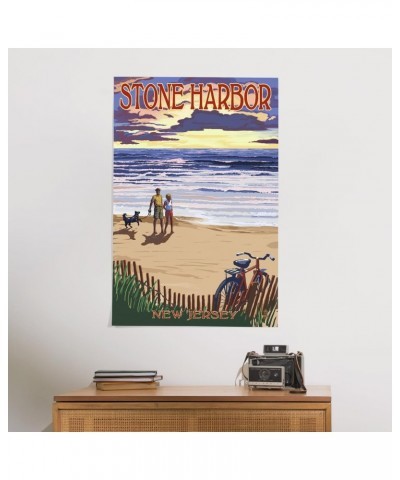 24x36 Inch Giclee Print, Stone Harbor, New Jersey, Beach and Sunset $25.99 Totes