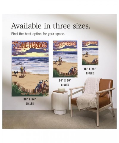 24x36 Inch Giclee Print, Stone Harbor, New Jersey, Beach and Sunset $25.99 Totes