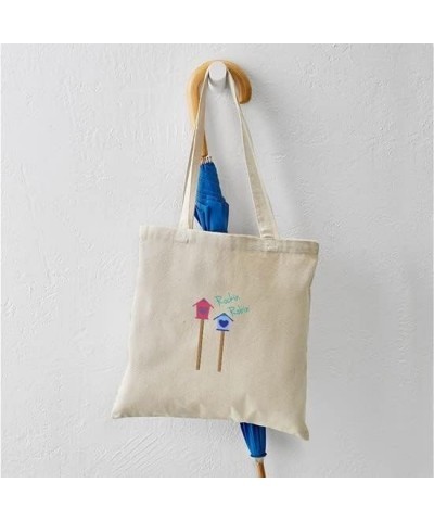 Rockin Robin Tote Bag Natural Canvas Tote Bag, Cloth Shopping Bag $8.00 Travel Gear