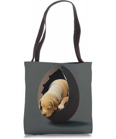 Funny dog in the egg Design dog owner Humor Sarcastic puppie Tote Bag $13.07 Totes