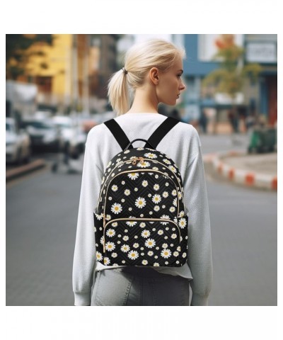 Daisy Flowers Backpack Purse for Women Fashion Ladies Shoulder Bags Travel Bag with Zipper Weekend Bag,M Medium $19.24 Backpacks