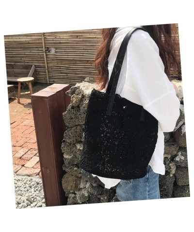 Girl Gift Large Capacity Bag Women Shoulder Bag Women Bag Miss Lace Bag Outdoor Cloth Bag Womens Bag Black Brown $16.89 Totes