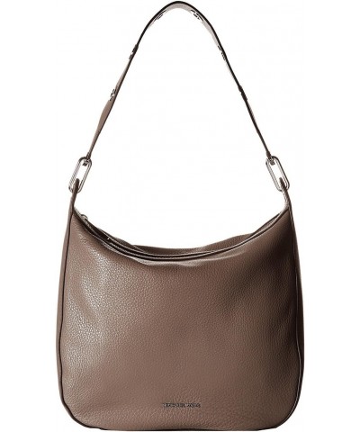 Michael Raven Large Leather Shoulder Bag, Grey $104.85 Shoulder Bags