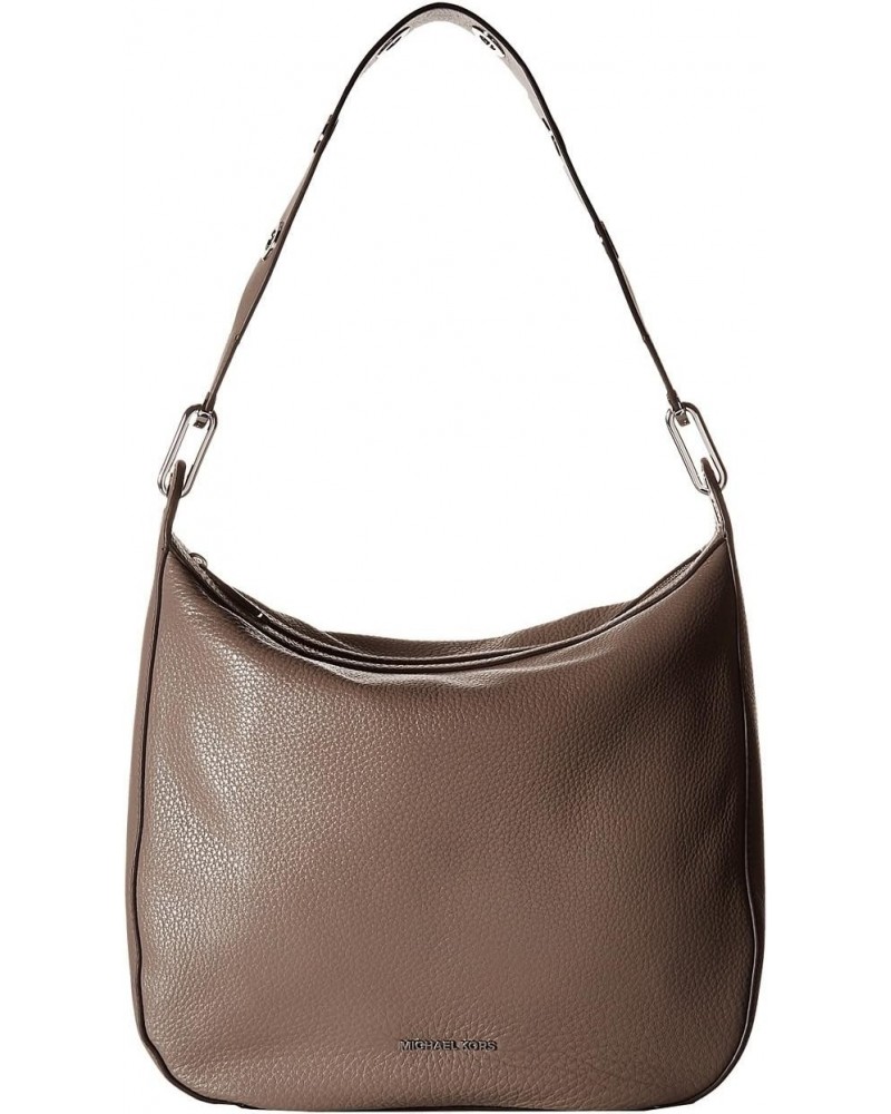 Michael Raven Large Leather Shoulder Bag, Grey $104.85 Shoulder Bags