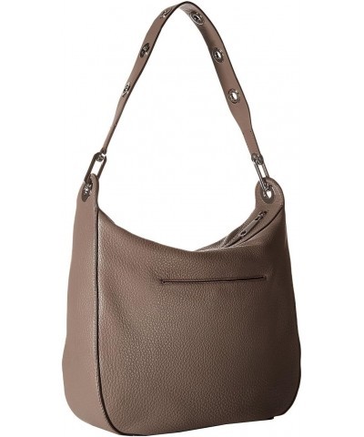 Michael Raven Large Leather Shoulder Bag, Grey $104.85 Shoulder Bags