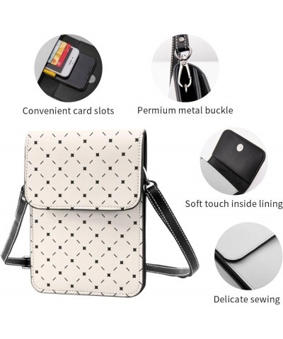 Womens Crossbody Bags Cute Animal Patterns Phone Bag Wallet Purses Adjustable Strap Abstract Geometric Pattern $18.76 Crossbo...