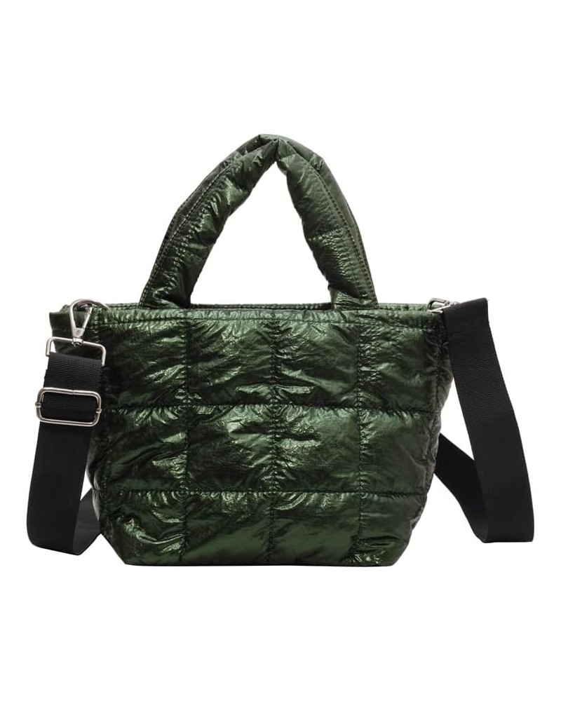 Women Tote Bag Winter Large Fashion Underarm Bags Solid Shoulder Bag Green $11.99 Totes