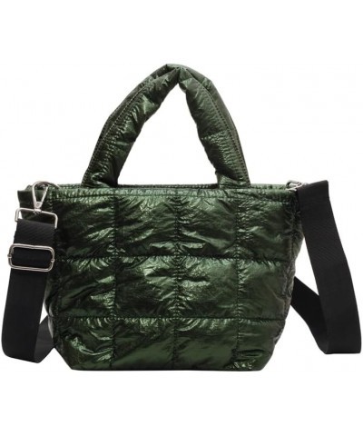 Women Tote Bag Winter Large Fashion Underarm Bags Solid Shoulder Bag Green $11.99 Totes