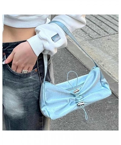 Vintage Hobo Bags for Women Chic Handbags for Women Satin Evening Clutch Purses Y2k Lightweight Shoulder Bag 2024 Champagne $...