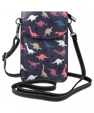 Crossbody Phone Bags for Women Leather Cell Phone Purse Lightweight Cell Phone Wallet Cute Dinosaur5 $13.02 Crossbody Bags