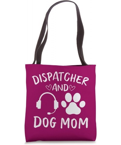 Funny Dispatcher Mom Thin Gold Line Gift for Dog Mom Owner Tote Bag $11.43 Totes