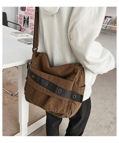 Women's Canvas Crossbody Bag Fashion Shoulder Bag Large Size Messenger Bag Travel Weekend Handbag Casual Shopping Bag Green $...