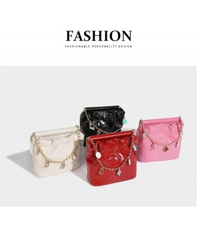 Women Bucket Bag Outdoor Slant Cross Bag Simple Handbag Ladies Purse Trendy Outdoor Commuter Decorative Bag Gift 4 $35.47 Totes