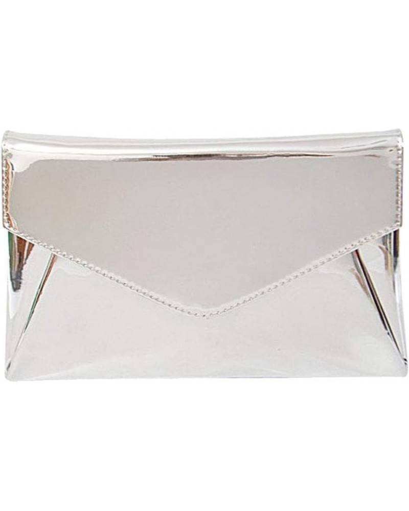 ELEGANT CLASSY CLEAN GOLD-TONE ROSE GOLD CLUTCH Silver $19.59 Clutches