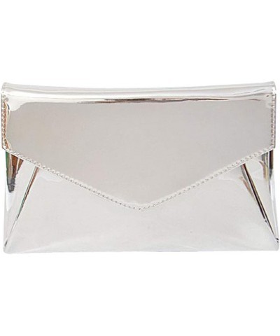 ELEGANT CLASSY CLEAN GOLD-TONE ROSE GOLD CLUTCH Silver $19.59 Clutches