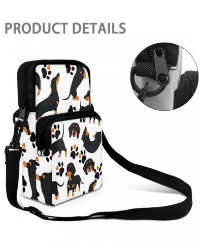 Crossbody Bag for Women Lightweight Shoulder Bag Small Messenger Satchel Mini Travel Purse with Adjustable Strap Dachshund $1...