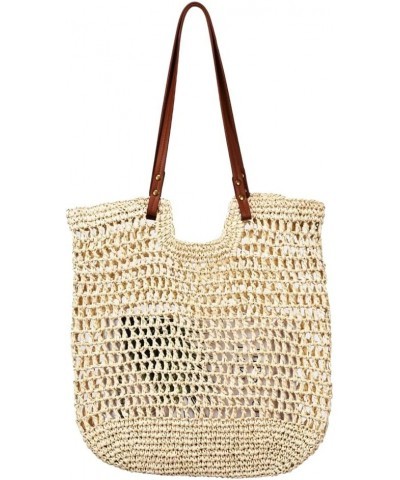 Straw Beach Bag Women Shoulder Bag Vintage Cute Hobo Bags Summer Beach Bag Holiday Work Travel Bag Everything Tote Bag Beige ...