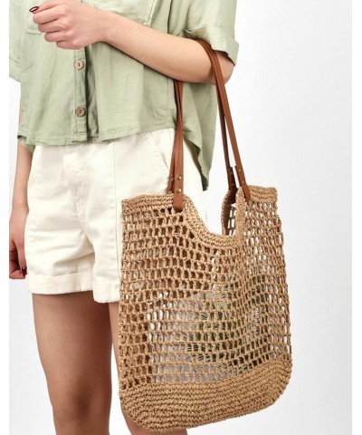 Straw Beach Bag Women Shoulder Bag Vintage Cute Hobo Bags Summer Beach Bag Holiday Work Travel Bag Everything Tote Bag Beige ...