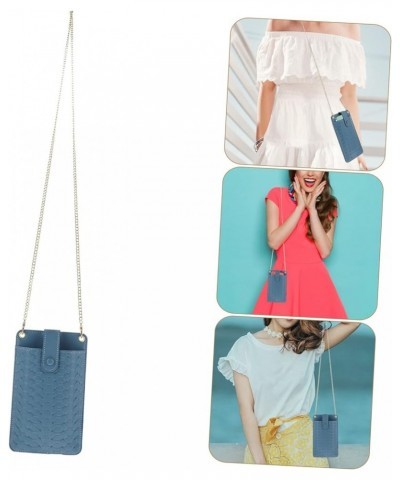 2pcs Mobile Phone Chain Bag Crossbody Sling Bags for Women Crossbody Leather Bags for Women Travel Bluex5pcs $21.40 Others