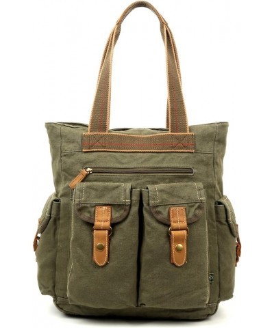 Brand Oak Hill Utility Canvas Tote Bag Army Green $30.96 Totes