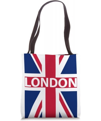 I Love London, Cool London Vibes with UK Flag Graphic Design Tote Bag $9.66 Totes