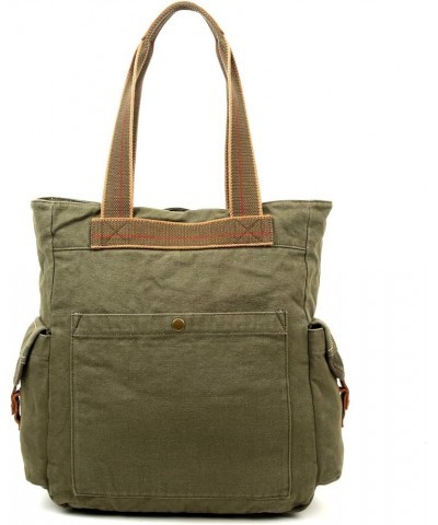 Brand Oak Hill Utility Canvas Tote Bag Army Green $30.96 Totes