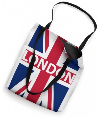 I Love London, Cool London Vibes with UK Flag Graphic Design Tote Bag $9.66 Totes