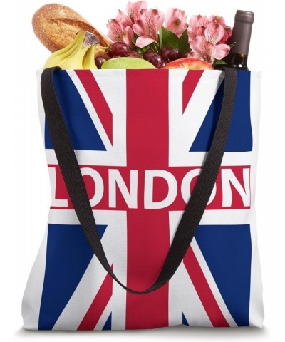 I Love London, Cool London Vibes with UK Flag Graphic Design Tote Bag $9.66 Totes