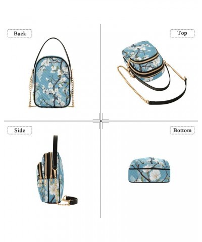 Flower (5) Quilted Crossbody Bag for Women, Small Cell Phone Bag Shoulder Handbags Purse with Leather Strap $13.77 Crossbody ...