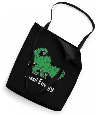 Funny Fossil Energy Fun Pun Farting Dinosaur Dino Fart Joke Tote Bag $14.15 Totes