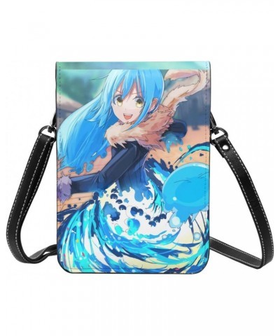 That Time I Got Reincarnated as a Slime Small Crossbody Cell Phone Bag for Women's Multifunction Shoulder Bag Cartoon Handbag...