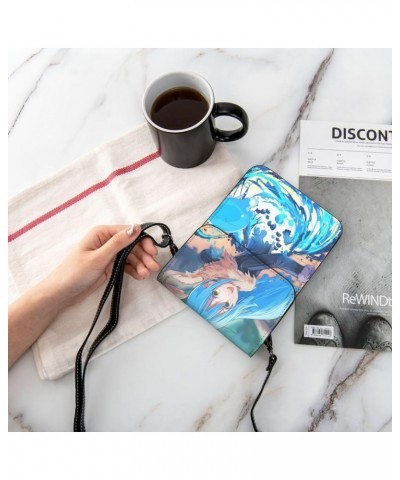 That Time I Got Reincarnated as a Slime Small Crossbody Cell Phone Bag for Women's Multifunction Shoulder Bag Cartoon Handbag...