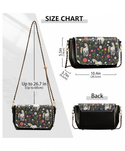 Crossbody Bags for Women Trendy Women's Black Shoulder Bag Small PU Leather Flap Cross Body Bag Handbags Pattern14 $24.18 Cro...