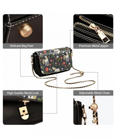 Crossbody Bags for Women Trendy Women's Black Shoulder Bag Small PU Leather Flap Cross Body Bag Handbags Pattern14 $24.18 Cro...