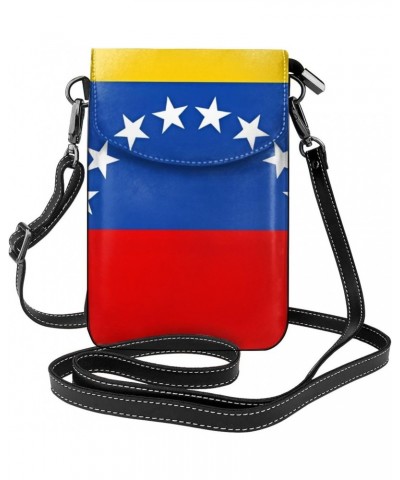 women Small Cell Phone Purse Flag of Venezuela picture Soft, durable and waterproof PU leather Convenient for daily use and t...