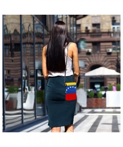 women Small Cell Phone Purse Flag of Venezuela picture Soft, durable and waterproof PU leather Convenient for daily use and t...