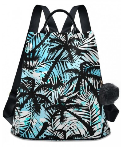 Tropical Palms Backpack Purse for Women Anti Theft Fashion Back Pack Shoulder Bag $20.79 Backpacks