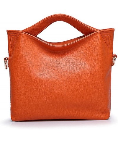 Top-Handle Bags Gifts Women's Shoulder Handbags Medium Bucket Bag for Women Crossbody Bags Orange $21.82 Shoulder Bags