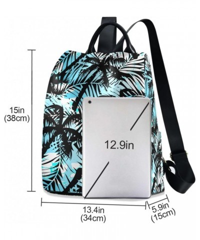 Tropical Palms Backpack Purse for Women Anti Theft Fashion Back Pack Shoulder Bag $20.79 Backpacks