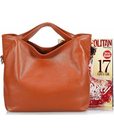 Top-Handle Bags Gifts Women's Shoulder Handbags Medium Bucket Bag for Women Crossbody Bags Orange $21.82 Shoulder Bags