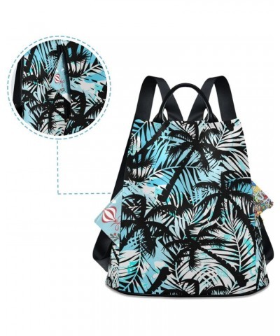 Tropical Palms Backpack Purse for Women Anti Theft Fashion Back Pack Shoulder Bag $20.79 Backpacks