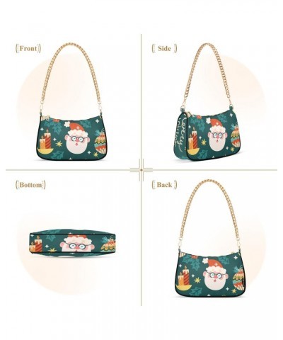 Crossbody Bags for Women Shoulder Purse Santa Teacher Handbags Stylish Clutch Purse with Chain Strap $16.49 Totes